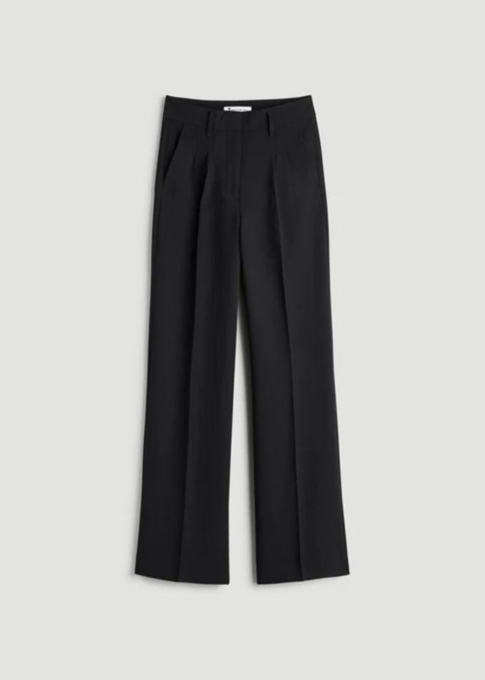 American Tall Pleated WIDE Leg Dress Pants for Tall Women Black Trousers 12 Tall
